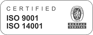 BVCER ISO 9001 ISO 14001 Pantone